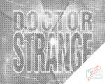  PontPöttyöző - Doctor Strange Méret: 30x40cm, Keretezés: Kartonlemezen, Szín: Kék