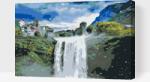  Festés számok szerint - Vízesés Méret: 40x60cm, Keretezés: Kartonlemezen