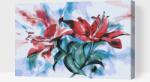 Festés számok szerint - Liliom Méret: 40x60cm, Keretezés: Kartonlemezen
