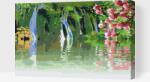  Festés számok szerint - Vízesés a természetben Méret: 40x60cm, Keretezés: Műanyagtáblával