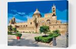  Festés számok szerint - Palermo, Olaszország 2 Méret: 40x50cm, Keretezés: Kartonlemezen