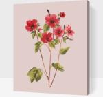  Festés számok szerint - Vintage virágok Méret: 40x50cm, Keretezés: Kartonlemezen