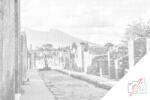  PontPöttyöző - Pompeii, Olaszország Méret: 40x60cm, Keretezés: Műanyagtáblával, Szín: Kék