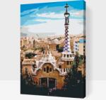  Festés számok szerint - Güell park, Barcelona 3 Méret: 40x60cm, Keretezés: Műanyagtáblával