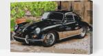  Festés számok szerint - Régi Porsche Méret: 40x60cm, Keretezés: Műanyagtáblával