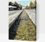  Festés számok szerint - Čermel-patak, Szlovákia Méret: 40x60cm, Keretezés: Műanyagtáblával