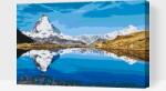  Festés számok szerint - Matterhorn Méret: 40x60cm, Keretezés: Kartonlemezen