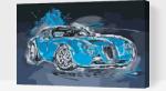  Festés számok szerint - Wiesmann GT MF4 Méret: 40x60cm, Keretezés: Kartonlemezen