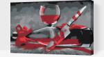  Festés számok szerint - Véres bor Méret: 40x60cm, Keretezés: Kartonlemezen