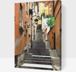  Festés számok szerint - Varsói óváros, Lengyelország 2 Méret: 40x60cm, Keretezés: Kartonlemezen