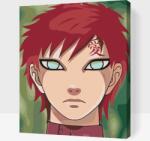  Festés számok szerint - Gaara Naruto Méret: 40x50cm, Keretezés: Műanyagtáblával