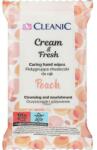 Cleanic Șervețele umede Piersică - Cleanic Cream & Fresh Peach 15 buc