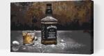  Festés számok szerint - Jack Daniels Whisky Méret: 40x60cm, Keretezés: Kartonlemezen