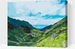  Festés számok szerint - Transzfogarasi út Romániában 3 Méret: 30x40cm, Keretezés: Műanyagtáblával