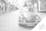 PontPöttyöző - Volkswagen Beetle Méret: 40x60cm, Keretezés: Kartonlemezen, Szín: Kék