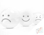  PontPöttyöző - Emoticon Méret: 40x50cm, Keretezés: Kartonlemezen, Szín: Zöld
