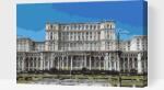  Festés számok szerint - Parlament Palotája, Bukarest Méret: 40x60cm, Keretezés: Műanyagtáblával