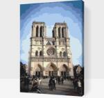  Festés számok szerint - Notre-Dame-székesegyház 3 Méret: 40x60cm, Keretezés: Műanyagtáblával