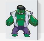  Festés számok szerint - Hulk 2 Méret: 40x50cm, Keretezés: Műanyagtáblával