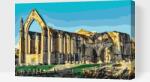  Festés számok szerint - Bolton Priory templom, Anglia Méret: 40x60cm, Keretezés: Kartonlemezen