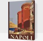  Festés számok szerint - Nápoly Méret: 40x60cm, Keretezés: Műanyagtáblával