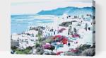  Festés számok szerint - Santorini Méret: 40x60cm, Keretezés: Műanyagtáblával