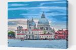 Festés számok szerint - Szent Márk-székesegyház, Velence Méret: 40x50cm, Keretezés: Kartonlemezen