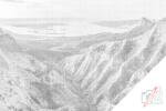  PontPöttyöző - Barrancas de Burujón, Toledo Méret: 40x60cm, Keretezés: Műanyagtáblával, Szín: Fekete