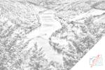  PontPöttyöző - Mosel folyó Méret: 40x60cm, Keretezés: Műanyagtáblával, Szín: Fekete