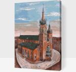  Festés számok szerint - Krakkói katedrális Méret: 40x60cm, Keretezés: Műanyagtáblával