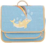 Jack Piers Servietă școlară Schoolbag Paris Large Dolphin Jack Piers design ergonomic de lux de la 6 ani 38*32*15 cm (JPPAL23506)