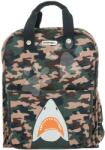 Jack Piers Ghiozdan școlar Backpack Amsterdam Large Camo Shark Jack Piers design ergonomic de lux de la 6 ani 36*29*13 cm (JPAML23502)
