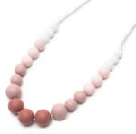 Mimijo nyaklánc gyöngyös szilikon Diana Pink - babamarket