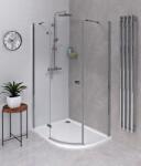 POLYSAN Sapho POLYSAN FORTIS LINE 100x90 balos zuhanykabin, króm FL5090L (FL5090L)