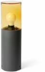 Faro Barcelona 71748 | Kila Faro álló lámpa 40cm 1x E27 IP65 sötétszürke, borostyán (71748)