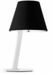 Faro Barcelona 68501 | Moma-FA Faro asztali lámpa 44cm 1x E27 fényes króm, opál, fekete (68501)