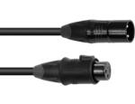 Eurolite DMX cable EC-1 IP65 3pin 1m bk (30227871)
