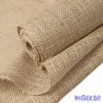  Natúr juta tekercs varrott szegéllyel 50cm x 5m