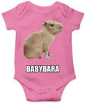 printfashion Capybara család - Babybara - Baba Body - Rózsaszín (13854711)