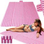  Aga Strandszőnyeg Strand piknik takaró 200x200cm rózsaszín