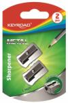 Keyroad Metal 1 Lyukú Fém Hegyező 2 db (KR971681)