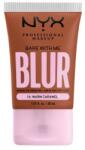 NYX Professional Makeup Bare With Me Blur Tint Foundation fond de ten 30 ml pentru femei 16 Warm Caramel