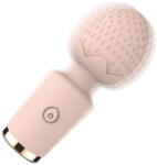 Sunfo Strawberry - vízálló mini wand masszírozó vibrátor (pink)