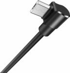 hoco. U37 USB-A apa - Micro USB apa Adat és töltő kábel - fekete (1.2m) (HC074342)