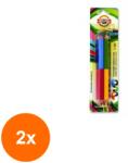 KOH-I-NOOR Set 2 x 5 Creioane Duo-color Jumbo (HOK-2xKH-K2195-5BL)