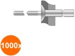 Bralo Set 1000 x Popnituri Constructii Metalice Cap Tesit 100 Otel-6.5x16 (COR-1000xBR.G1822006516S)