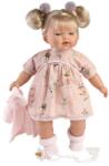 Llorens Llorens: Aitana síró baba cumival, rózsaszín kardigánban 33cm (33152) - innotechshop