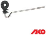 AKO 44310 facsavaros távtartós körszigetelő vezetékhez, 22 cm, 10 db-os (villanypásztor) (44310)