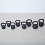 m-tech X100571 Öntöttvas kettlebell gumi talppal, 28 kg