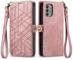  Husa portofel GEOM pentru Nokia G22 roz